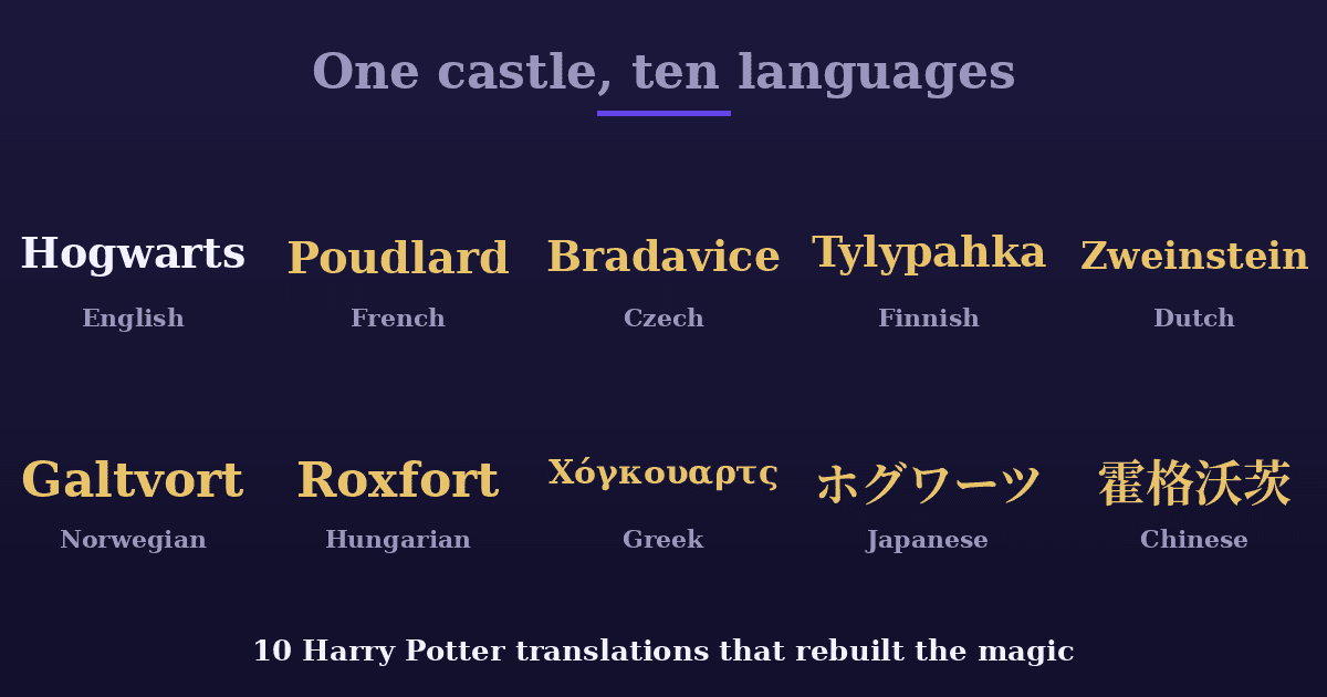 10 Harry Potter Translations That Rebuilt the Magic