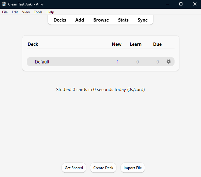 1A: Basic Anki Setup - Refold